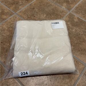 Quince Cream Cotton Slub Curtain NWOT One Panel